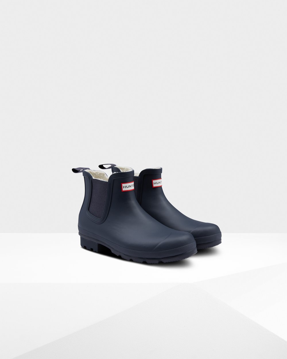 Men Hunter Original Insulated | Chelsea Boots Navy | NZ-51248-AQDB